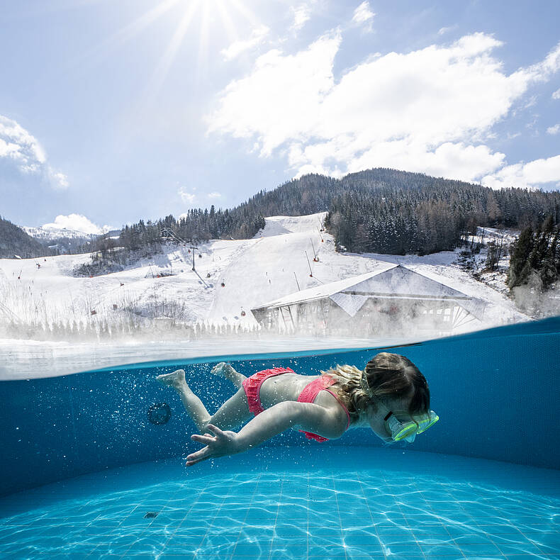 Römerbad bei strahlendem Sonnenschein © Kärnten Werbung - Gert Perauer