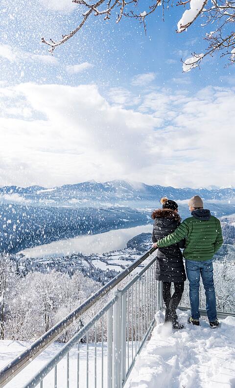 Winterwandern Sternenbalkon Millstätter See © Gert Perauer_MBN Tourismus