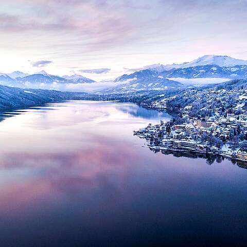 Millstätter See Panorama Winter © Gert Perauer_MBN Tourismus