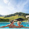 Ausblick vom Außenbecken im Thermal Römerbad © BRM - Mathias Prägant