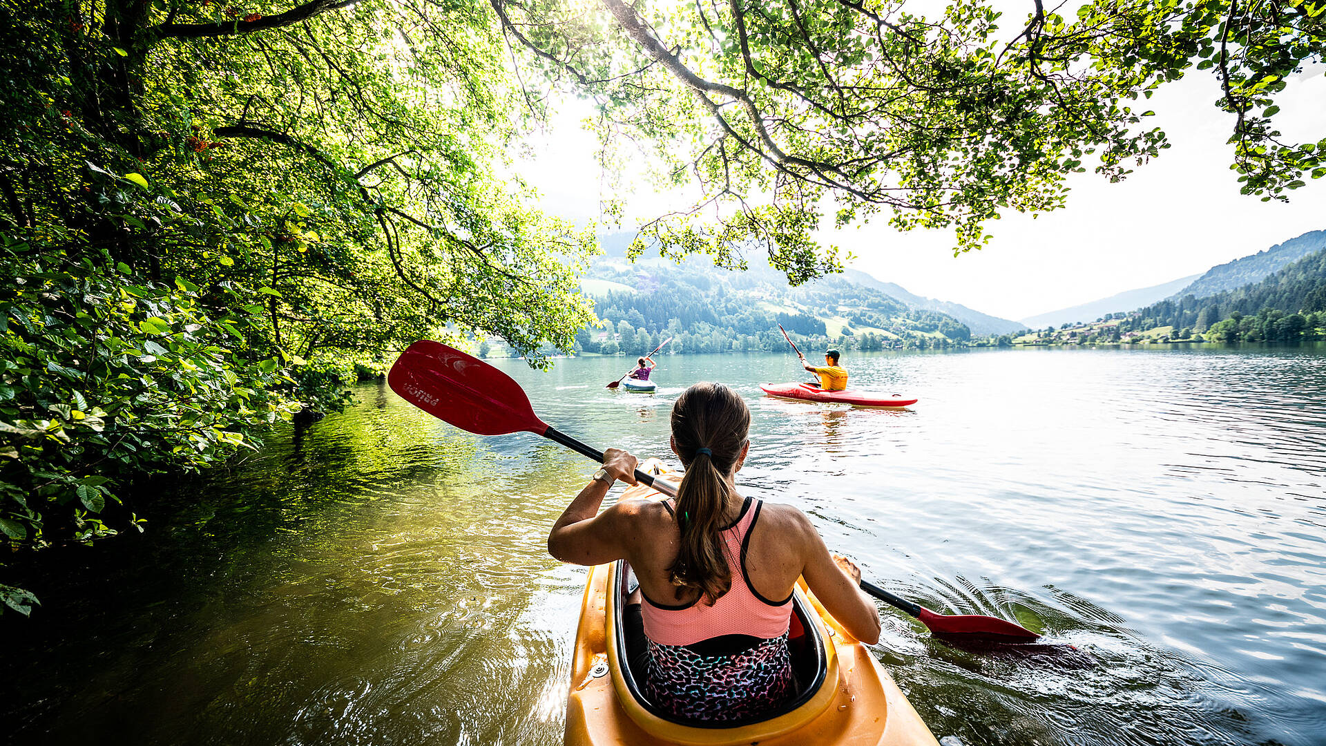 Vielfältiges Wassersportangebot am Brennsee © Gert Perauer_MBN Tourismus