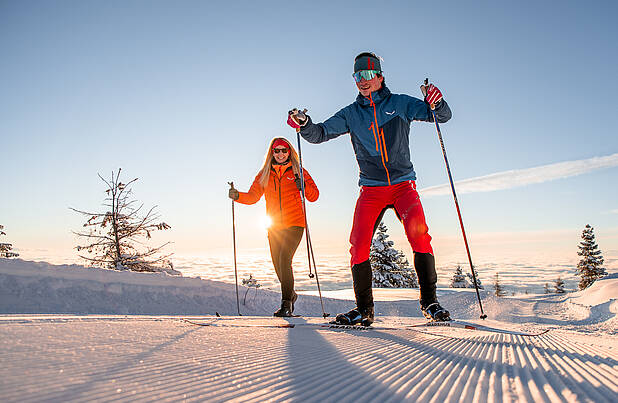 Langlaufen Hochrindl© Christoph Rossmann_MBN Tourismus