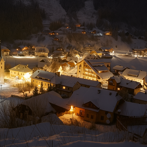 Ebene Reichenau Winter