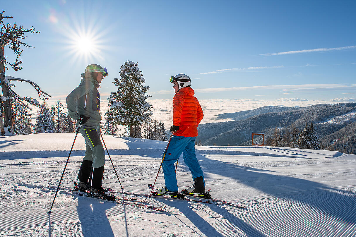 Skifahren auf der Hochrindl © Christoph Rossmann_MBN Tourismus Skifahren auf der Hochrindl © Christoph Rossmann_MBN Tourismus