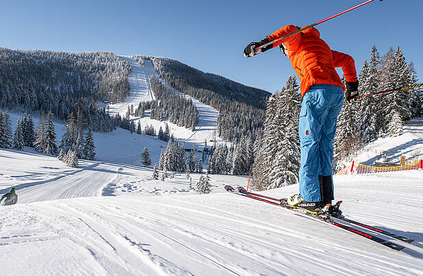 Skispaß auf der Hochrindl © Christoph Rossmann_MBN Tourismus