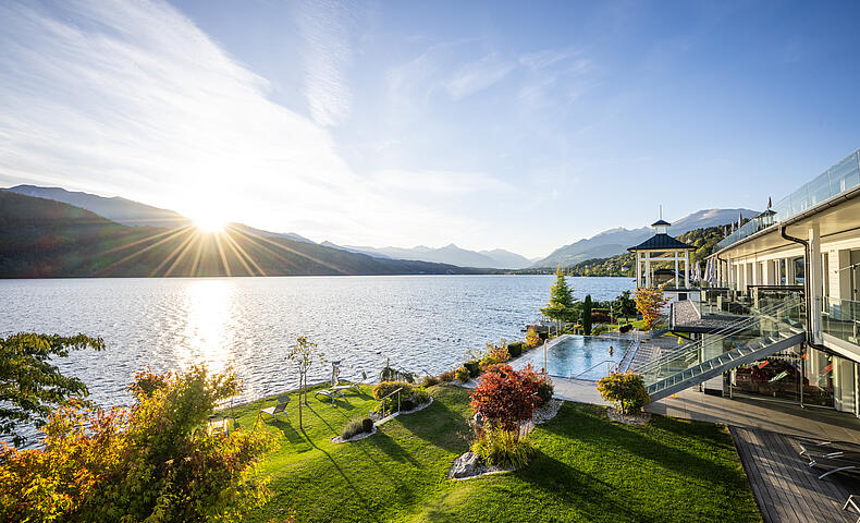 Badehaus Millstätter See im Herbst © Gert Perauer_MBN Tourismus Badehaus Millstätter See im Herbst © Gert Perauer_MBN Tourismus