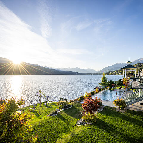 Badehaus Millstätter See im Herbst © Gert Perauer_MBN Tourismus Badehaus Millstätter See im Herbst © Gert Perauer_MBN Tourismus