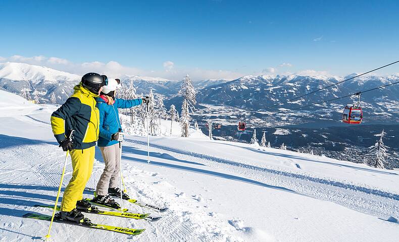 Skifahren am Goldeck mit der ganzen Familie © Gert Perauer_MBN Tourismus