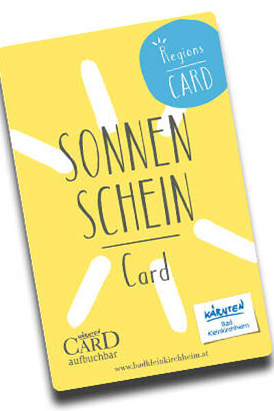 Sonnenschein Card© MBN Tourismus
