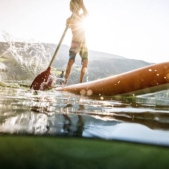Sonnenuntergang am Millstätter See, ein perfekter Abschluss eines schönen Urlaubstages © Gert Perauer_MBN Tourismus