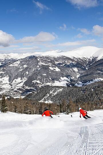 Mit Panorama Schifahren in Bad Kleinkirchheim © Franz Gerdl_MBN Tourismus