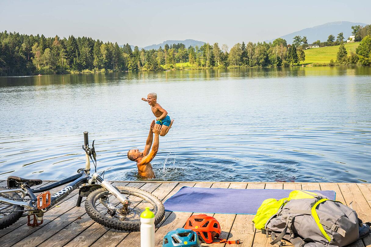 Baden mit der ganzen Familie am Maltschacher See © Franz Gerdl _MBN Tourismus Baden mit der ganzen Familie am Maltschacher See © Franz Gerdl _MBN Tourismus