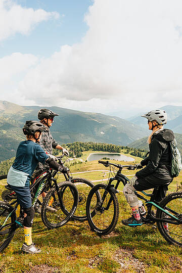 Radfahren auf der Turracher Höhe ©Daniela Ebner_Turracher Hoehe