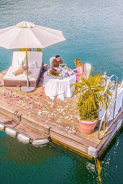 Essen auf dem Wasser © G.A.Service_MBN Tourismus